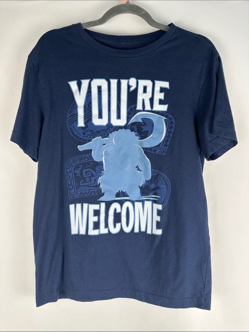 Disney Parks Moana Maui You’re Welcome Navy Blue Adult Unisex T-Shirt Top